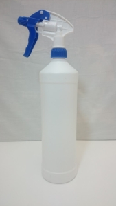 Sprühflasche Plastik mit Sprühkopf